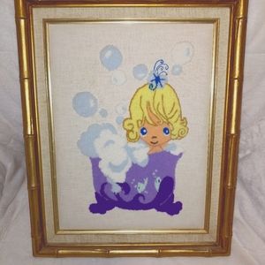 Needle point.  20" x 16" OBO